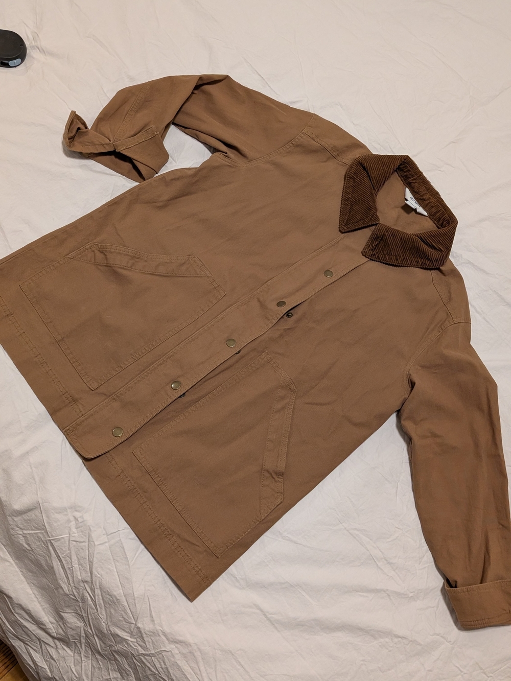 Women's Chore Jacket Brown Canvas